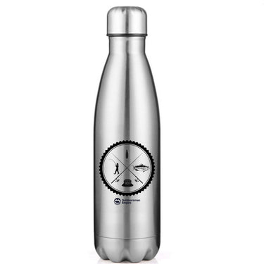 Fishing Vintage v2' Stainless Steel Water Bottle